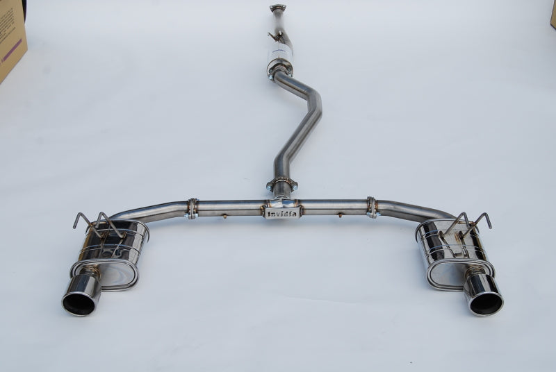 Invidia Q300 70mm Cat Back Exhaust System for 2022+ Honda Civic Si 1.5T with Rolled Stainless Steel Tips