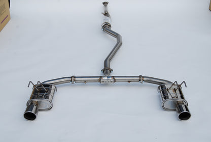 Invidia Q300 70mm Cat Back Exhaust System for 2022+ Honda Civic Si 1.5T with Rolled Stainless Steel Tips