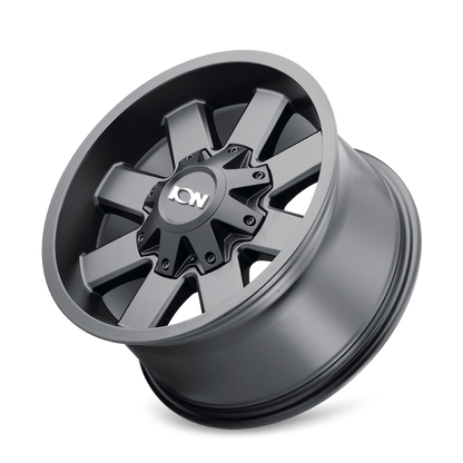 ION Wheels 141 Series Satin Black 20x9 Dual Bolt Pattern Wheel with 18mm Offset