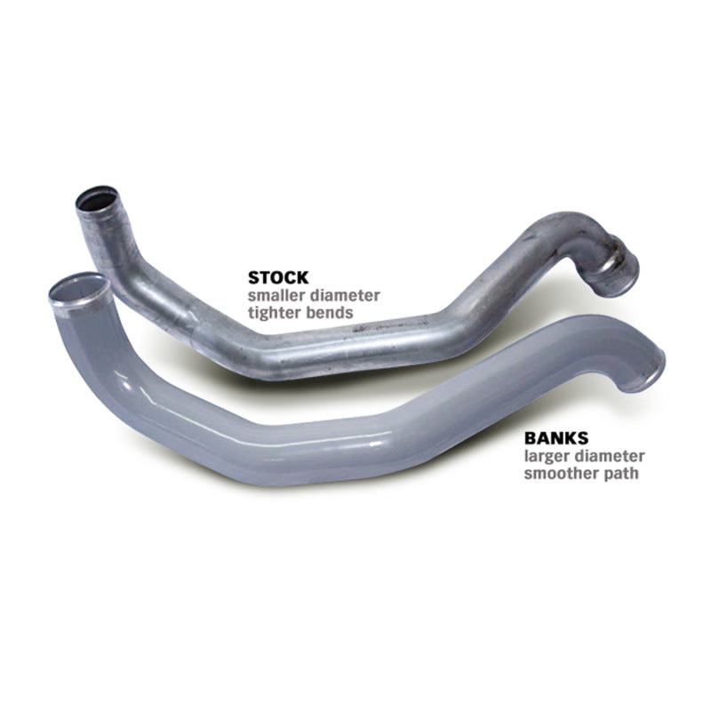 Banks Power 04.5-09 Chevy 6.6L Duramax Boost Tube Upgrade Kit with Red Powder Coat