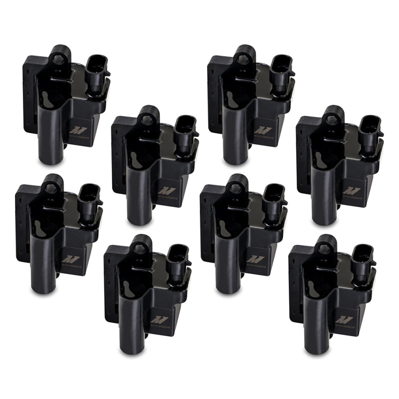 Mishimoto 99-07 GM Square Style Engine Ignition Coil Set - Reliable Replacement for GMC and Chevrolet LS Engines