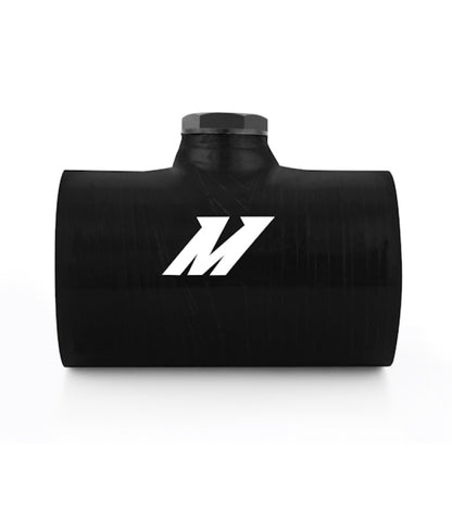 Mishimoto 2.5-inch Black Silicone Coupler with 1/8-inch NPT Bung for Automotive Applications