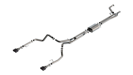Borla 24-25 Chevy Silverado 1500 6.2L V8 S-Type Cat-Back Exhaust System with Carbon Fiber Tips