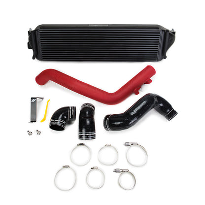 Mishimoto 2017+ Honda Civic Type R Intercooler Kit - Black Intercooler with Red Pipes