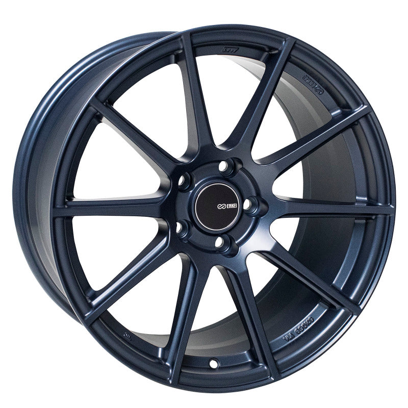 Enkei TS10 18x9.5 Inch Matte Blue Wheel with 35mm Offset and 5x114.3 Bolt Pattern