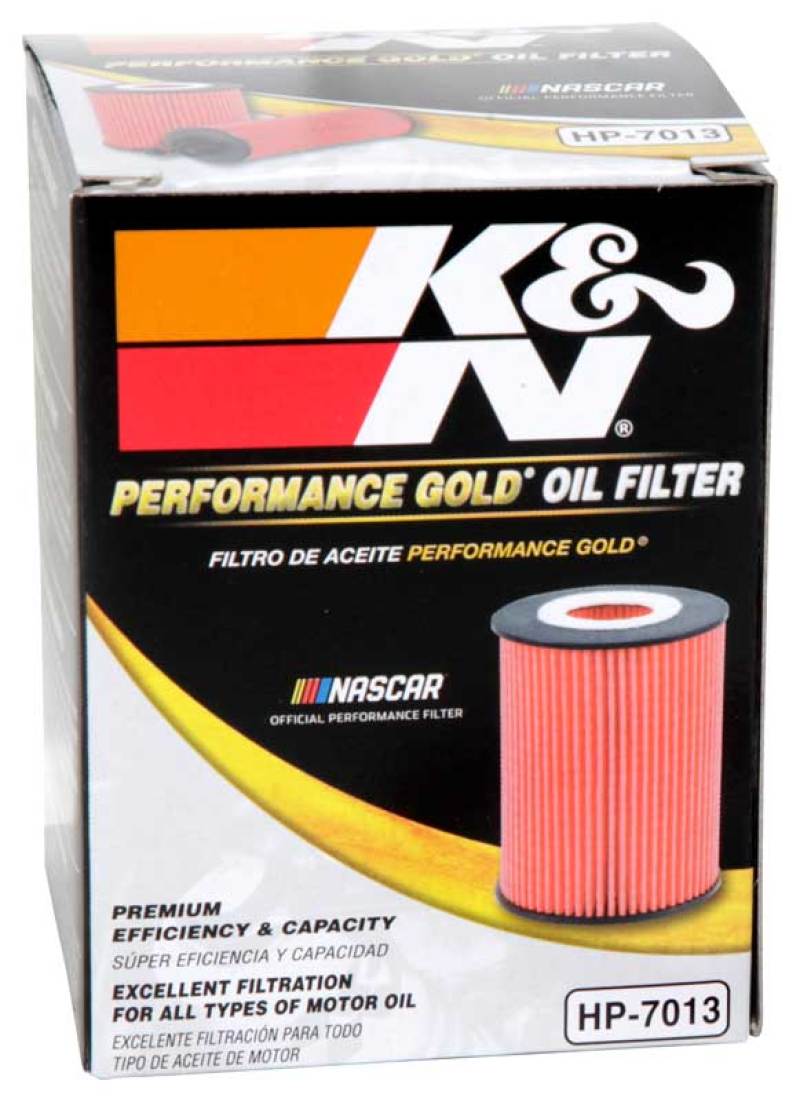 K&N Engineering HP-7035 Performance Oil Filter for Kia and Hyundai Vehicles
