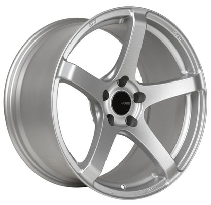 Enkei Kojin 17x9 Inch Matte Silver Alloy Wheel with 45mm Offset and 5x114.3 Bolt Pattern