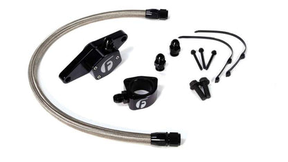 Fleece Performance 98.5-02 VP Coolant Bypass Kit with Stainless Steel Braided Line for Cummins 5.9/6.7L Engines