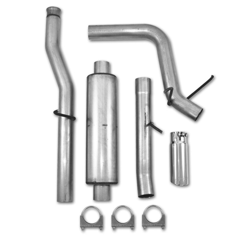 MBRP Armor Lite Series Cat Back Exhaust System for 2010-2012 GMC Yukon XL 2500 and Chevrolet Suburban 2500 - Single Side Exit, 3-inch Diameter with 4-inch Tip
