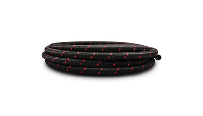 Vibrant -6 AN Nylon Braided Flex Hose (5 ft) with Reinforced CPE Inner Liner