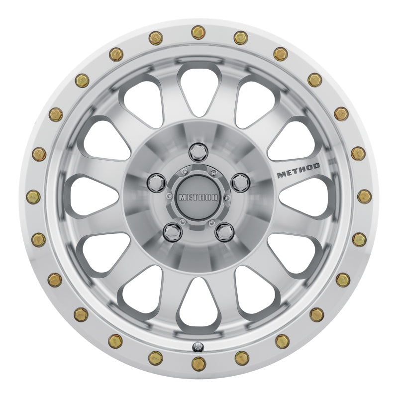 Method MR304 Double Standard 17x8.5 Inch Polished Alloy Wheel with 5x5 Bolt Pattern and 94mm Hub Bore