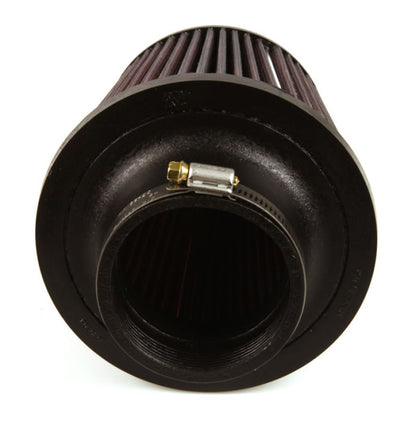 K&N Engineering Universal Round Tapered Rubber Air Filter - 6-inch Base OD, 3-inch Flange ID, 6-inch Height