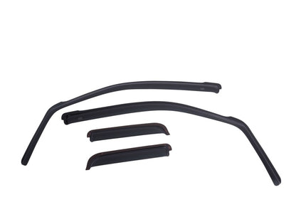 EGR In-Channel Window Visors for Toyota 4Runner 2010-2024 – Dark Smoke Finish, Set of 4 Part 575221