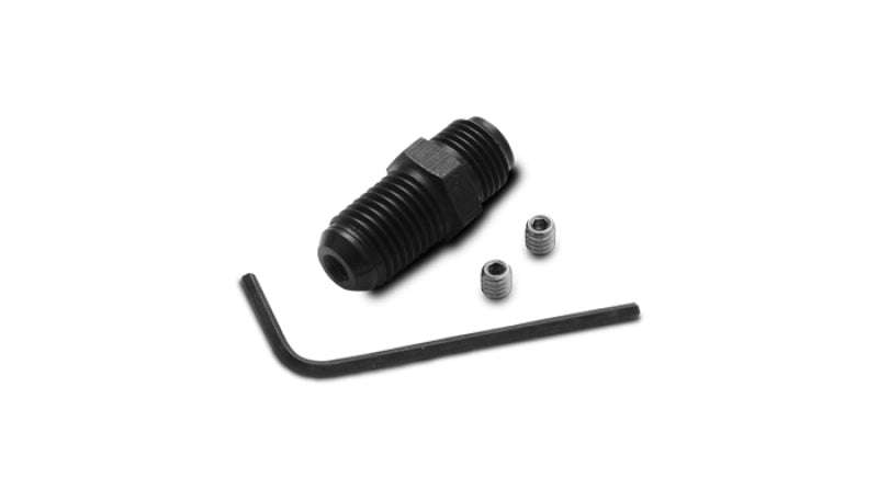 Vibrant -3AN to 1/8 Inch NPT Oil Restrictor Fitting Kit for Turbo Oil Flow Control