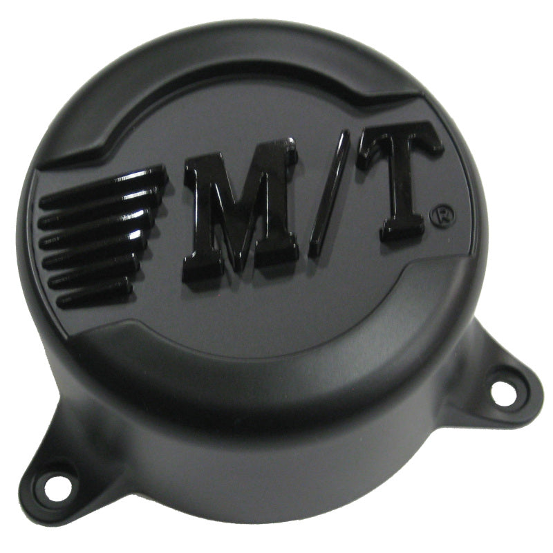 Mickey Thompson Classic Baja Lock Center Cap - 6x5.5 Inch, Matte Black Finish with Mickey Thompson Logo