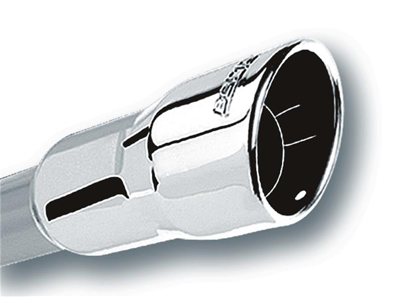 Borla 3-Inch Inlet, 4.25-Inch Round Rolled Edge Exhaust Tip - Model 20251