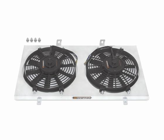 Mishimoto 95-99 Dodge Neon Aluminum Fan Shroud Kit with Dual Fans and Hardware