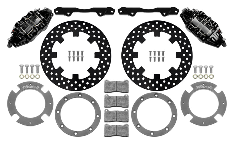 Wilwood 17-21 Can-Am X3RS Front Brake Kit with 6-Piston Calipers and Drilled Rotors