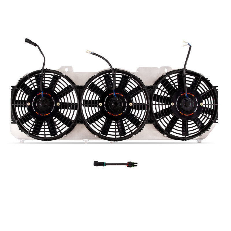 Mishimoto 89-01 Jeep Cherokee XJ 4.0L Performance Aluminum Fan Shroud with High-Flow Electric Fans