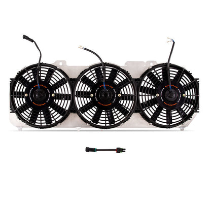 Mishimoto 89-01 Jeep Cherokee XJ 4.0L Performance Aluminum Fan Shroud with High-Flow Electric Fans