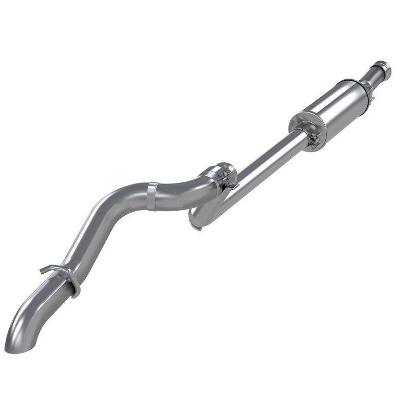 MBRP Armor Pro Series 18-20 Jeep Wrangler JL 2.5-inch Single Rear Exit Cat Back Exhaust System