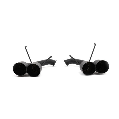 BLOX Racing 2022+ WRX Muffler Delete / Axle Back with 4-inch Single Wall Matte Black Tips