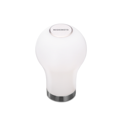 Mishimoto Teardrop Shift Knob - White | Precision Manual Transmission Accessory