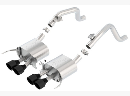 Borla ATAK Axle-Back Exhaust System for Chevrolet Corvette C7 (2014-2018) – 2.75in to Muffler Dual 2.0in Out with 4.25in Tips