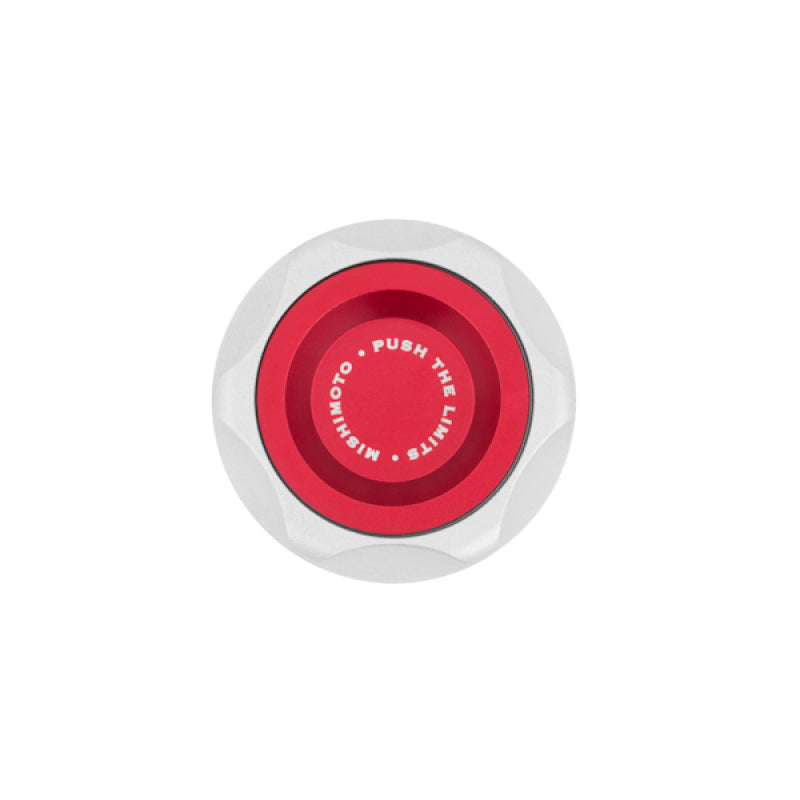 Mishimoto Honda Oil Filler Cap - Red | CNC Billet Aluminum Engine Bay Upgrade