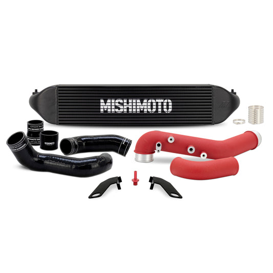 Mishimoto 2023+ Honda Civic Type R Intercooler Kit with Black Intercooler and Red Pipes – Part Number MMINT-CTR-23KBKRD