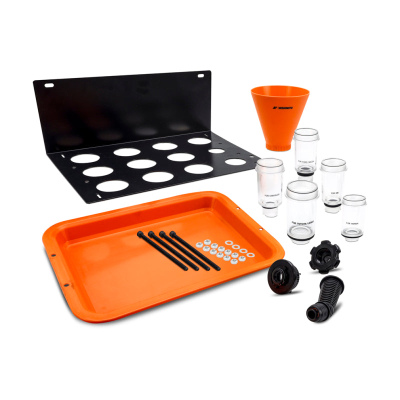 Mishimoto MMTL-SOOF-KIT Screw-On Oil Funnel Full Kit for BMW, Volkswagen, and More