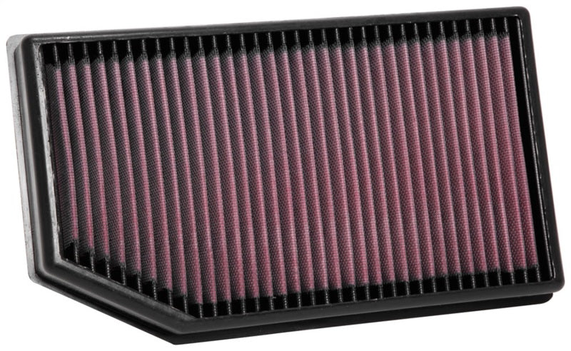 K&N Engineering 33-5076 High-Flow Drop-In Air Filter for 2018-2019 Jeep Wrangler JL 2.0L & 3.6L