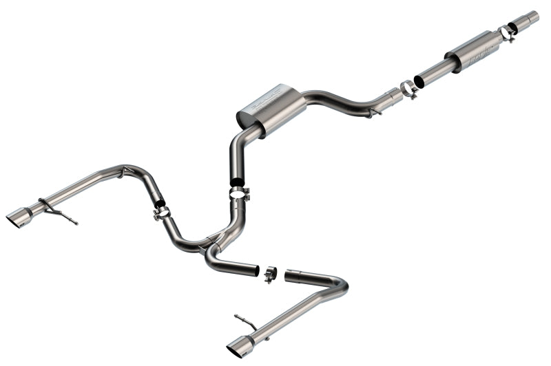 Borla S-Type Cat-Back Exhaust System for 2019-2021 Volkswagen Jetta GLI 2.0L