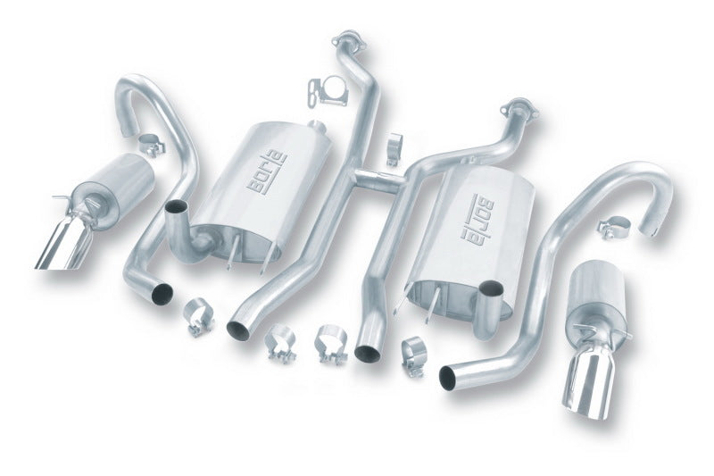 Borla 14504 Touring Cat-Back Exhaust System for 1994-1996 Chevrolet Impala SS and Caprice Classic with 5.7L V8
