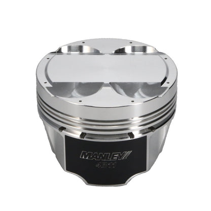 Manley Performance Mitsubishi 4B11 86.5mm Bore Turbo Tuff Piston Set with Rings (Part Number 614305CE-4)