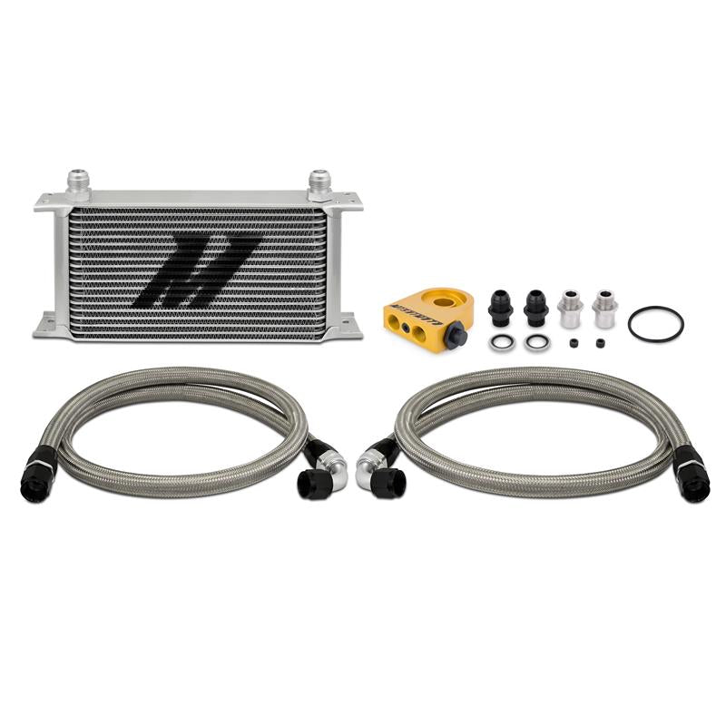 Mishimoto Universal 19 Row Thermostatic Oil Cooler Kit for Ford Mustang