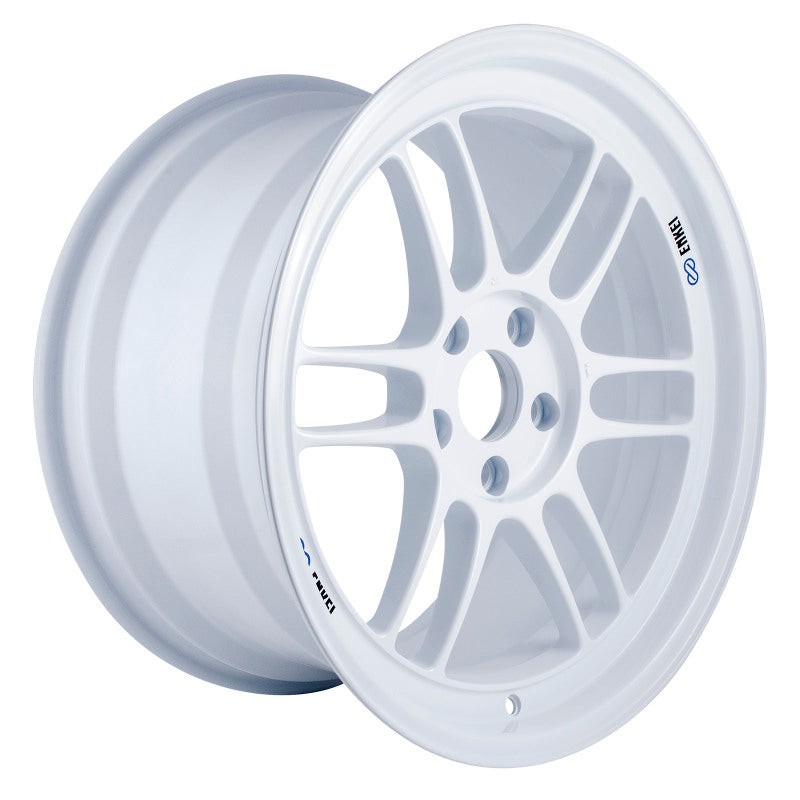 Enkei RPF1 18x9.5 Inch White Wheel with 5x114.3 Bolt Pattern and +38mm Offset (Part #3798956538WP)