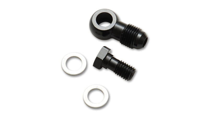 Vibrant -8AN Male Banjo Fitting 14mm x 1.5 Metric Aluminum with Crush Washers