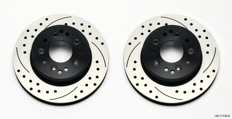 Wilwood Rear Drilled Rotor Kit for 1965-1982 Chevrolet Corvette C2/C3