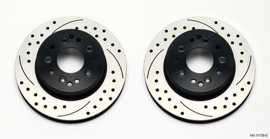 Wilwood Rear Drilled Rotor Kit for 1965-1982 Chevrolet Corvette C2/C3