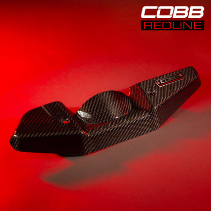 Cobb Redline Carbon Fiber Alternator Cover for Subaru STI and WRX (2008-2020 STI, 2008-2014 WRX) - Gloss Finish