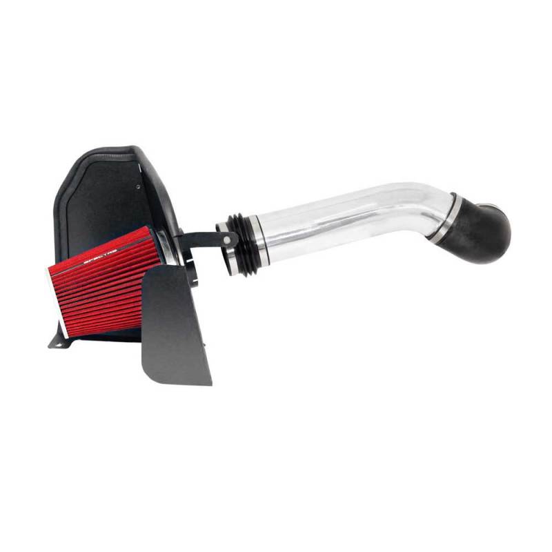 Spectre 07-08 GM Truck V8-4.8/5.3/6.0L Fuel Injection Air Intake Kit with Red Filter and Aluminum Tubing