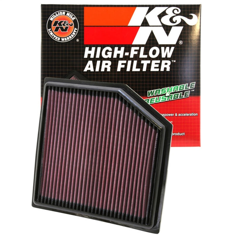 K&N Engineering 33-2452 High-Flow Drop-In Air Filter for Lexus GS and IS Models