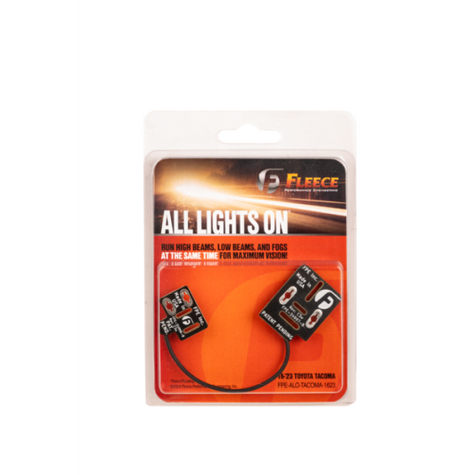 Fleece Performance All Lights On Module for 2016-2023 Toyota Tacoma – Enhance Headlight and Fog Lamp Functionality