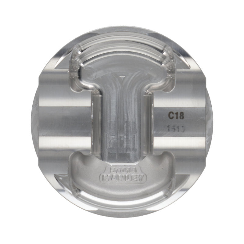 Manley Performance Toyota 2JZGTE 86.5mm Bore Flat Top Piston Set with Rings — Part Number 609105C-6