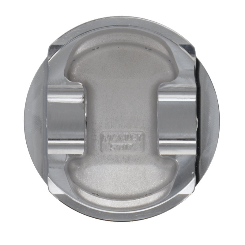 Manley Performance Ford 2.3L EcoBoost 87.5mm Standard Size Bore Dish Piston Set (Part Number 637000C-4)