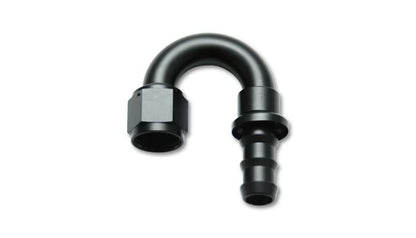 Vibrant -6AN Push-On 180 Degree Hose End Fitting in Aluminum - Part #22806