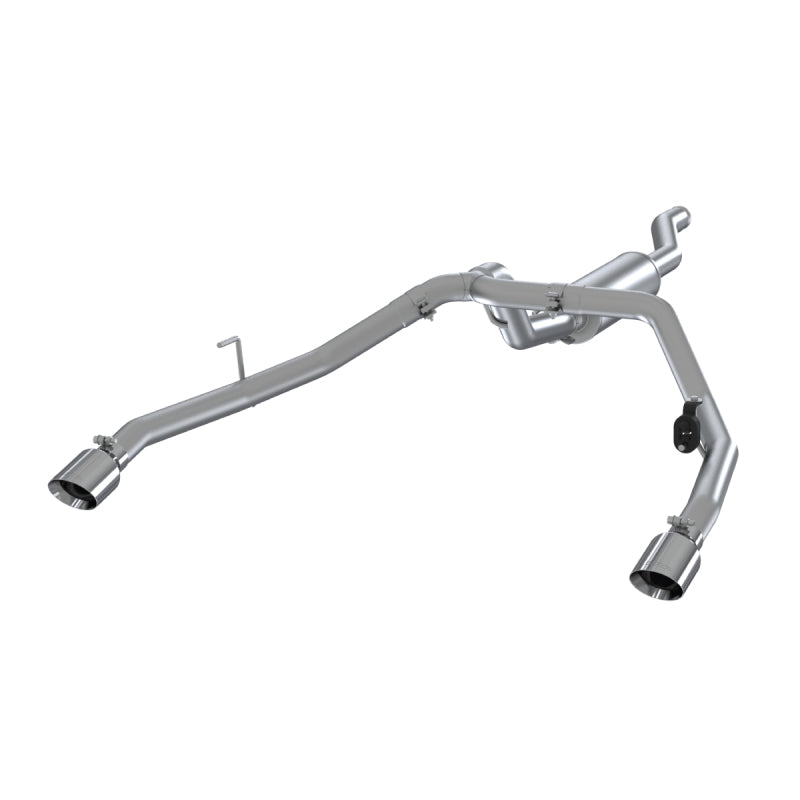 MBRP Armor Pro Series Cat Back Exhaust System for 2020-2021 Jeep Gladiator 3.6L - Dual Rear Exit with 2.5-inch Tips