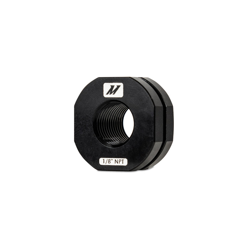 Mishimoto 1/8 inch NPT CNC Machined Nozzle Mount Adapter - Black