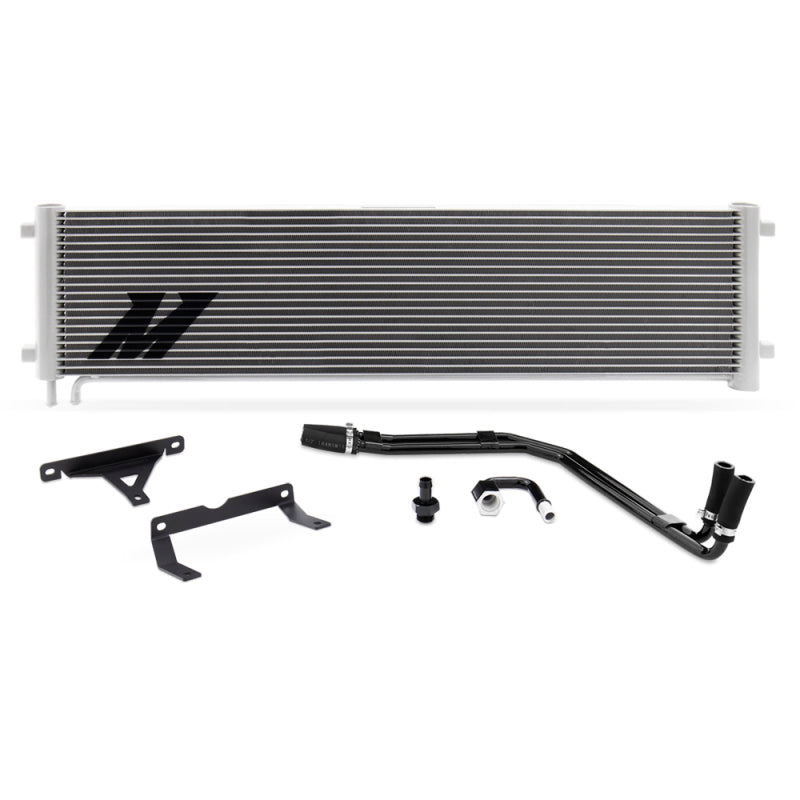Mishimoto 17-19 Ford 6.7L Powerstroke Transmission Cooler Kit Silver with Part Number MMTC-F2D-17SL